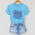 thumbnail image 6 of VerPetridure American Flag Shirt Women 4th of July Patriotic T Shirt Funny Stars Stripes Graphic Tee Independence Day T-Shirt Top, 6 of 7