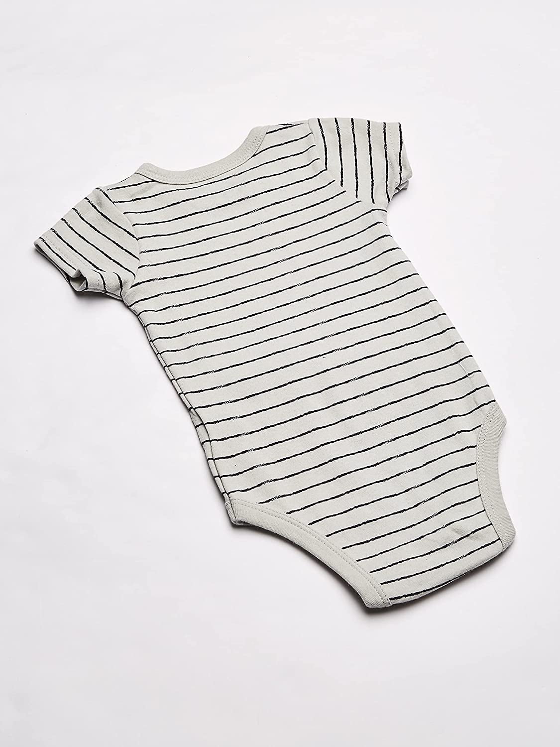 Hudson Baby Short Sleeve Bodysuits, 5-Pack, Newborn- 24 Months