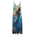 thumbnail image 4 of Mermaid Glitter Fish Scale Girls Sleeveless Dress Woman Fashion Long Dresses Women's Summer Suit Dress Summer 2025 Women, 4 of 7