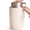 Smooth - Apricot Pink Mottled, variant on BosilunLife Soap Dispenser, 12oz Refillable Ceramic Hand Soap Dispenser for Bathroom, 2CC Output, Wide Opening Design, Matte Dish Soap Dispenser, off-white