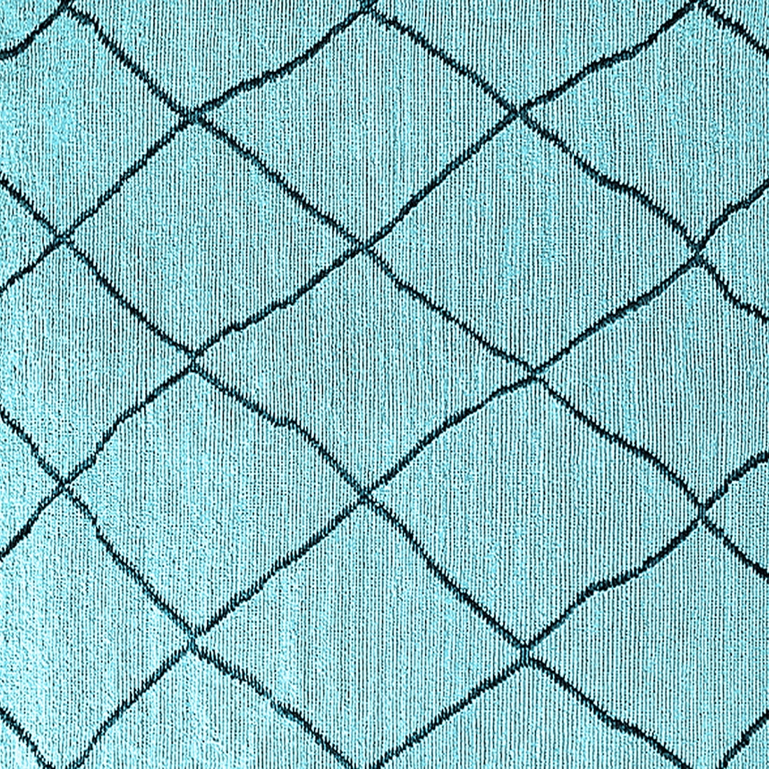 Ahgly Company Indoor Square Oriental Light Blue Industrial Area Rugs, 6 ...