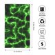 thumbnail image 2 of Fotbe Green Lightning Toalla Premium con Patrón, Toalla de Microfibra de Secado Rápido, Ligera y Altamente Absorbente (27.5x16in), Ideal para Uso Diario, 2 of 6