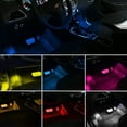 thumbnail image 5 of AlexTong Car LED Strip Lights, 4Pcs 36 LED Multicolor Music Car Interior Atmosphere Light for Car TV Home Under Dash Lighting Kit（2pack）, 5 of 6