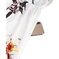 thumbnail image 4 of Robe d'Été Décontractée à Bretelles Spaghetti Florale Col en V avec Poche Fleurs Noires TG, 4 of 4