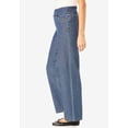 thumbnail image 3 of Woman Within Plus Size Flex Pull-On Wide-Leg Denim Jean, 3 of 3
