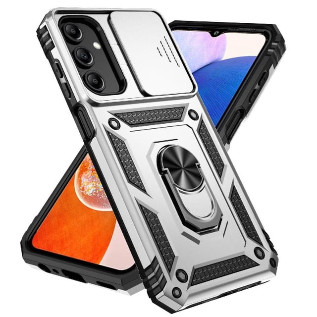 Estuche GANGXUN para Samsung Galaxy A15, soporte giratorio 360°, estilo mecánico y magnético