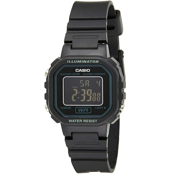 Casio Women’s Black Digital Resin Strap Watch - LA-20WH-1BDF