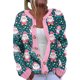 thumbnail image 2 of Cárdigan de mujer, cárdigan de manga larga, ahuecado, color sólido, chaqueta informal, parte superior de poliéster para mujer, 2 of 4