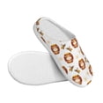 thumbnail image 3 of Disketp Wooden Barrels With Honey Women's Men's Slippers Plush Slip-On House Slipper for Winter Indoor Soft Cushion Non-slip Fluffy Slides Slippers-11, 3 of 7
