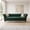 Green, variant on 89.5" Velvet Chesterfield Tufted Sofa with Rolled Arms and Gold Accents, Burgundy