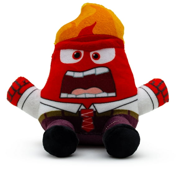 Disney Dog Toy, Inside Out Anger Full Body Sitting Pose Pet Toy, Plush