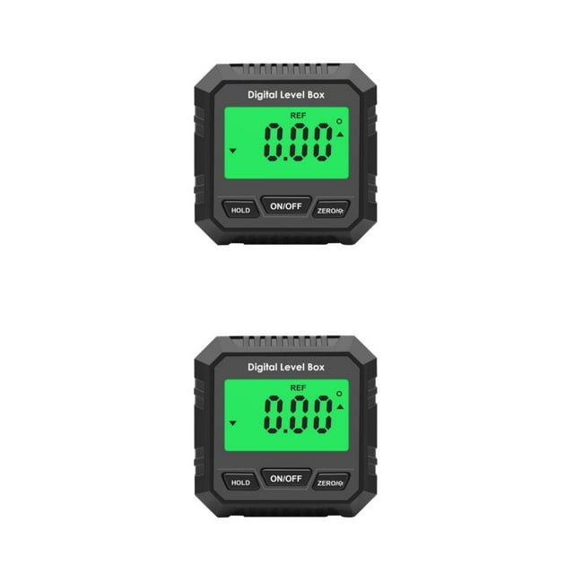 Youkk Angle Gauge Protractor Precise Angle Measurement for Woodworking and Metalworking without Bubble Black 2PCS