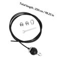 thumbnail image 2 of RUNROTOO 1Set Diy Fitness Wire Rope For Cable Machine Rope Attachment 98.25X0.20X0.20In, 2 of 6