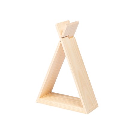 

IN-13835487 Mini DIY Unfinished Wood Teepee Shelf By Fun Express