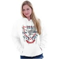 thumbnail image 5 of USA Live Free American Bald Eagle Unisex Plus Fleece Graphic Sweatshirt Brisco Brands 3X, 5 of 6