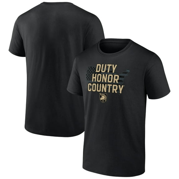 Men's  Black Army Black Knights Home Field Win T-Shirt