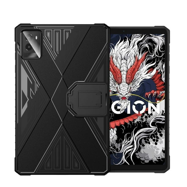 Funda protectora con soporte para Lenovo Legion Y700 (2024) de 3.ª generación, funda flexible anticaídas para tabletas gaming, carcasa protectora de TPU antiarañazos con esquinas con