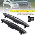 thumbnail image 1 of Pair Front Bumper 11 LED Turn Signal Fog Light for Audi Sport Version Q7 10-15, 1 of 11