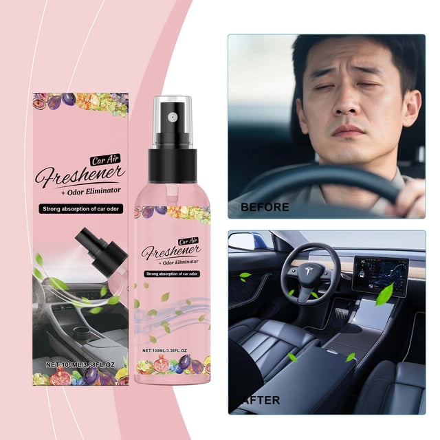 Car Air Freshener Odor Remover Spray Sterilizer Aromatherapy Multi-functional Car Deodorizer 100ml