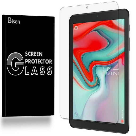 Samsung Galaxy Tab A 8" (2018) [BISEN] Tempered Glass Screen Protector, Anti-Scratch, Anti-Shock, Shatterproof, Bubble Free