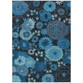 thumbnail image 2 of Addison Rugs Chantille Indoor/Outdoor Transitional Floral Blue Machine Washable Rectangle Rug, 8' x 10', 2 of 8