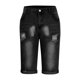 thumbnail image 5 of Mens Deporte Pantalones Cortos con Bolsillos, Moda Casual Cintura Sólida Jeans Rectos Mitad para Al Aire Libre Y Diario, 5 of 6