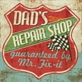 thumbnail image 2 of Pela Studio 12x12 White Modern Wood Framed Museum Art Print Titled - Mancace IV -  Dads Repair Shop, 2 of 4