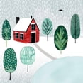 thumbnail image 3 of Popp, Grace 20x20 Black Modern Framed Museum Art Print Titled - Christmastown I, 3 of 5