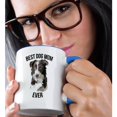 thumbnail image 2 of 3drose, Best Border Collie Dog Mom Ever, 11oz Two-tone Blue Mug, 2 of 6