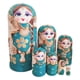 thumbnail image 4 of 7 Uds. de muñecas rusas de madera apilables, conjunto anidado de apilamiento de madera tradicional hecho a mano, muñecas Matryoshka para mesa de, 4 of 9