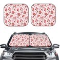 thumbnail image 2 of Honeii Valentine's Day gnome Print Foldable Car Sun Shade for Windshield, 2-Piece UV Protection Shade, Protects Car Interior, Ideal for Cars, Trucks, SUVs-Small, 2 of 6