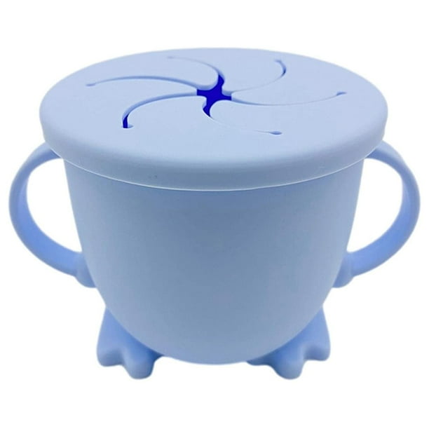 Caja De Aperitivos Portátil Para Niños, Taza De Almacenamiento De Dulces De Silicona Para Bebés, Contenedor De Alimentos, Contenedor De Almacenamiento De Tazas Para Aperitivos Advancent BA001341-02