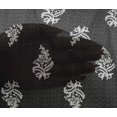 thumbnail image 4 of oneOone Viscose Chiffon Fabric Leaves & Floral Block Printed Fabric 1 Yard 42 Inch Wide, 4 of 5