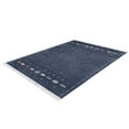thumbnail image 2 of Mirsk Navy Modern Polyester Area Rugs for Living Room Washable Rugs Boho Moroccan Area Rug Soft Geometric Bohemian Carpet Distressed Indoor Rug for Bedroom Dining Room Office Nonslip Rug, 2 of 9