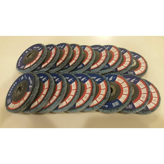 4.5" x 7/8" Premium Zirconia Flap Disc Grinding Wheel Type 29-10 Pack