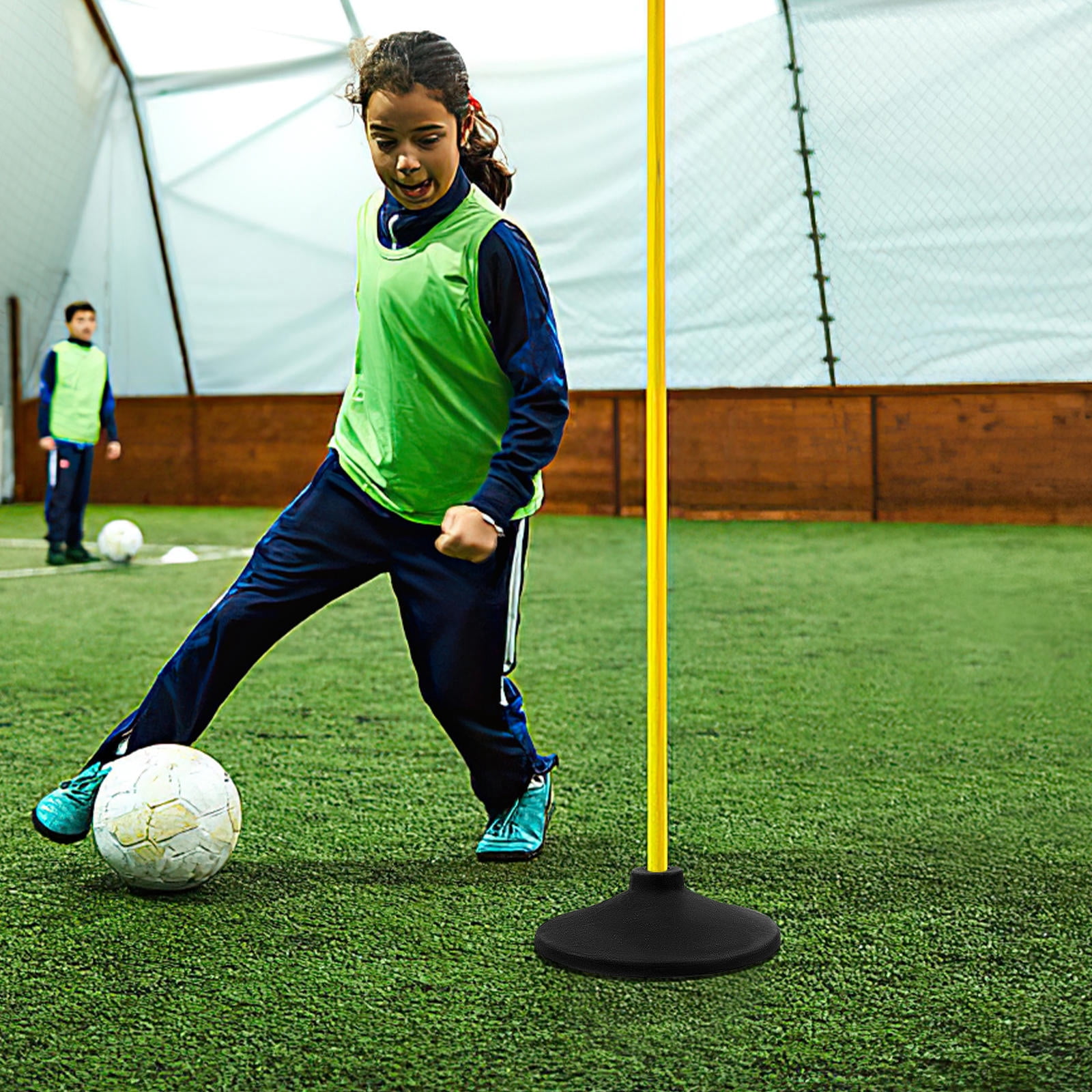 SWETRACE Durable Rubber Pole Base for Soccer Agility Training and Basketball Sports Equipment