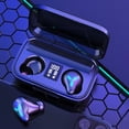 thumbnail image 4 of Xihbxyly Oferta Del Dia Auriculares Tws de Alta Fidelidad Digital Led, Lámpara de Respiración, Control Táctil, Bluetooth 5.2, Auriculares Inalámbricos, Auriculares Ipx5, 4 of 7
