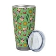 thumbnail image 2 of KLL Vintage Sugar Skull Print 40oz Stainless Steel Insulated Car Cup with Spillproof Lid - Keep Your Drink Hot or Cold on the Go-Straw Three-piece Set, 2 of 8