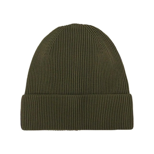 Sombreros de invierno para hombre y mujer, gorro tejido de color liso con gran circunferencia de cabeza, gorro de mujer