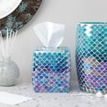 thumbnail image 4 of Mosaic Glass Tissue Holder | Decorative Tissue Cover | Bathroom Accessory | Square Box G, 4 of 6