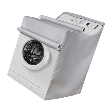 Sturdy 210D Oxford Cloth Washer Appliance Cover For Indoor Outdoor Use Fits Most Common Models