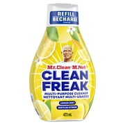 Mr. Clean Clean Freak All Purpose Cleaner Spray, Multi-Surface Cleaning, Lemon, Refill, 16 fl oz