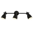 thumbnail image 3 of Industrial Wall Sconce Matte Black 3-Light Track Lighting Wall Mount, 3 of 4