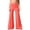 Orange, variant on Endives Womens Yoga Wide Leg Pants Coral Solid Color Loose Fitniss Pants With Ruched Waist For Yoga Sports Everyday Orange