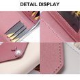 thumbnail image 3 of Soft Leather Small Wallets for Women Men Organizer Credit Card Holders with Coin Pocket - black, 3 of 5