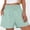 Light Green, variant on Boyscolos Womens High Waisted Striped Shorts Comfy Lightweight Breathable Stretchy Waist With Pockets Lounge Clohtes Summer Daily Wear Red XL
