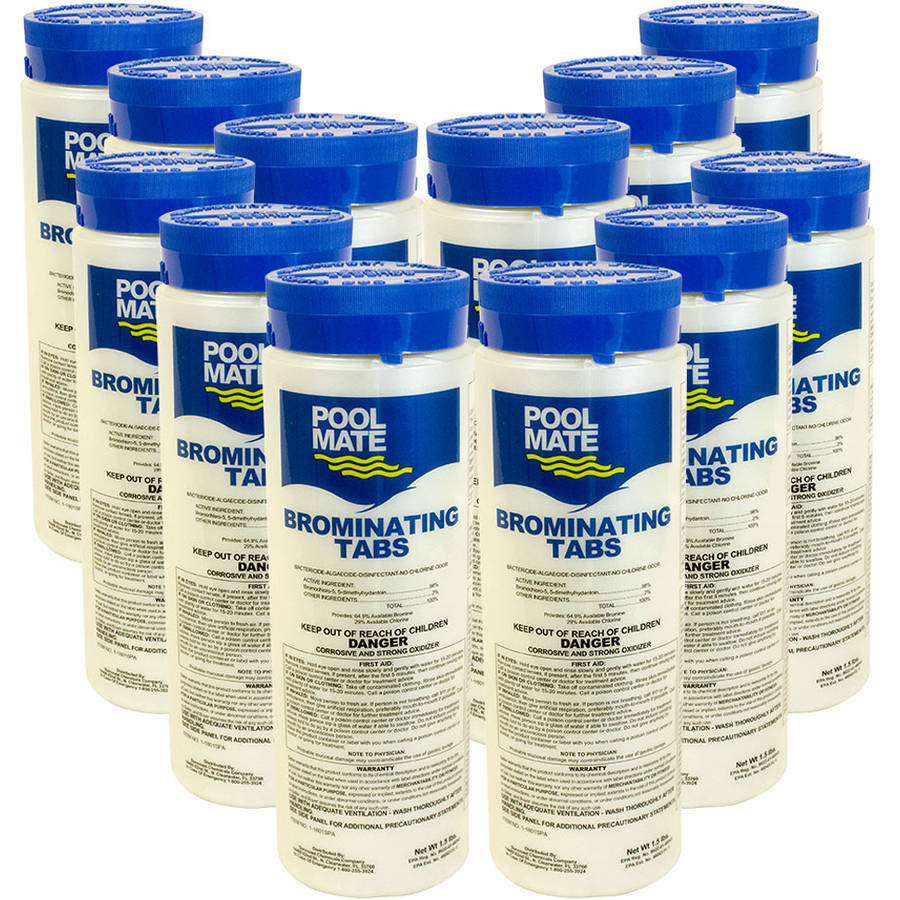 Pool Mate Spa Brominating Bromine Tabs for Spas and Hot Tubs, 1.5