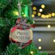thumbnail image 2 of Rustic Christmas Tree Ornaments Stocking Decorations Burlap Country Christmas Stocking Ball Tree Bell With Trendy Red And Green Plaid Tartan For Holid, 2 of 4