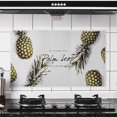 thumbnail image 4 of Bewildely TureClos-pegatina de pared de cocina a prueba de agua, autoadhesiva, resistente al calor, decoración del hogar, Cactus Decoración del hogar Piña, 4 of 6