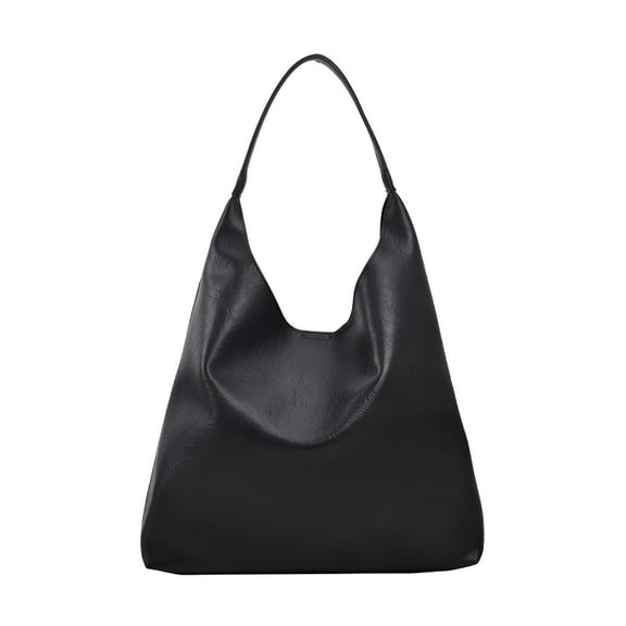 GASTROPOD Retro Shoulder Bag Soft Pu Leather Tote Bag Fashion Handbag for Women Black Tote Bag for Women